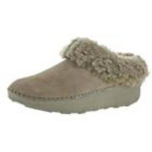 Fitflop Womens Loaff Snug Taupe Slipper Shoes Flats size 6-NEW!